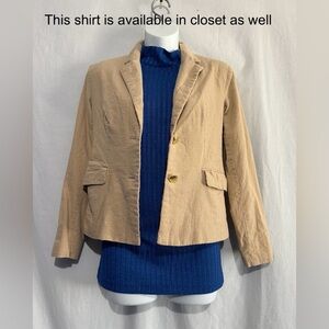 Harve Benard Tan Structured BlazerJacket, Size 2